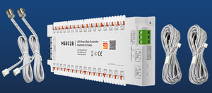 Nuove Luci per Scale <span class=keywords><strong>con</strong></span> <span class=keywords><strong>Sensore</strong></span> <span class=keywords><strong>di</strong></span> <span class=keywords><strong>Movimento</strong></span> Compatibili Zigbee a 32 Passi (Nessun Cablaggio Richiesto) MS032Z Controllore LED Intelligente per Scale - Product Image 6