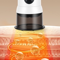 Appareil de ventouses électriques modèle K80 avec batterie intégrée, micro-courant EMS, compresse chaude, Gua Sha, masseur à ventouses, brosse de massage des méridiens et aspiration
