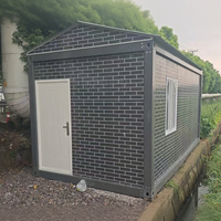 Maison préfabriquée minimaliste Xinheng de 20 pieds en conteneur plat avec panneaux sandwich en acier, design respirant, installation facile