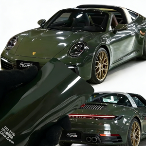 Vente flash, film de protection de voiture en TPU vert olive, noir mat, PPF, auto-cicatrisant, anti-rayures, protection UV, changement de couleur pour la carrosserie - Product Image 1