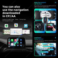 Adaptateur vidéo Carplay sans fil 4 en 1 Wifi AI Box Makes Mirror Link connecte le téléphone à l'écran de la voiture pour iOS Apple Android Auto