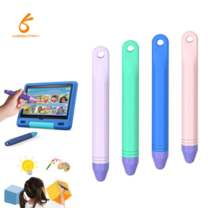 Stylet capacitif universel pour enfants, stylet pour Kindle <span class=keywords><strong>iPad</strong></span>, poignée anti-roulement, stylet pour tablette pour tout-petits, lot de 2, forme de <span class=keywords><strong>crayon</strong></span> - Product Image 3