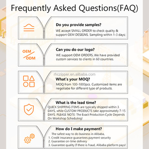 Rhc Tùy Chỉnh Dây Kéo Áo Khoác Kim Loại May Zip #3 #5 #8 #10 #20 Fermeture Eclair Open End Kim Loại Dây Kéo - Product Image 4