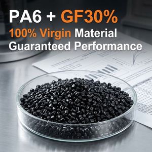 เรซินโพลีเอไมด์ 6 PA6 GF35 ความแข็งแรงสูงจากโรงงานโดยตรง สำหรับการฉีดขึ้นรูปชิ้นส่วนเครื่องจักรอุตสาหกรรมที่มีความแม่นยำสูงและชิ้นส่วนยานยนต์ - Product Image 2