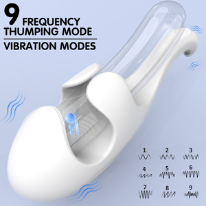 Dispositivo de Ejercicio para Pene LIL MERMAID con Vibración, Golpeteo y Compresión Manual, Masajeador de Salud Masculina con Juguetes Sexuales para Hombres - Product Image 2