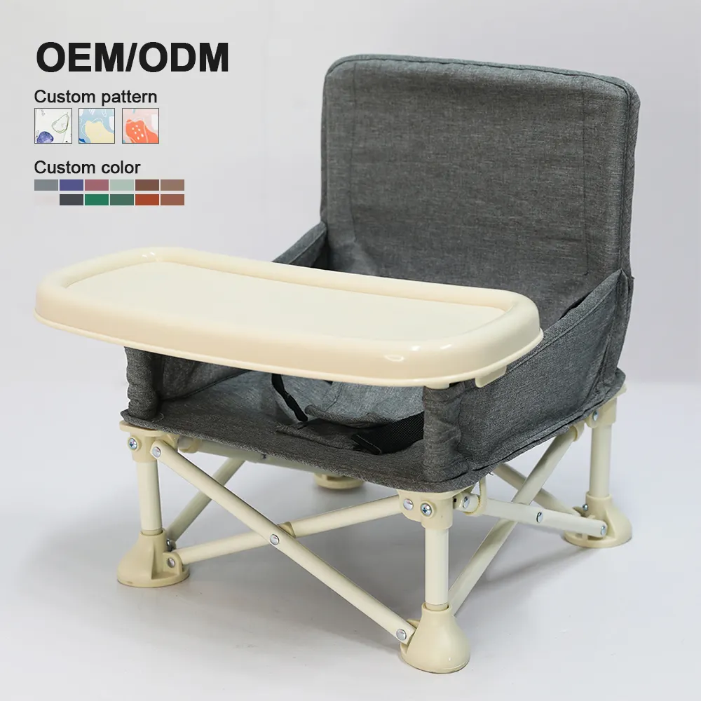 Portable pliable rapide pli facile Compact extérieur bébé alimentation manger siège rehausseur chaise pour voyage à manger