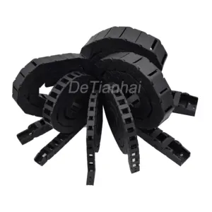 Machine Tool Plastic Chain Reinforced Cable Trough Protective Nylon Drag Chain