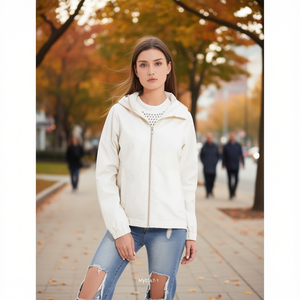 HDJ Women's Fashion <b>Windbreaker</b> My0567-1 Women Plus Size Coat Jacket - Product Image 3