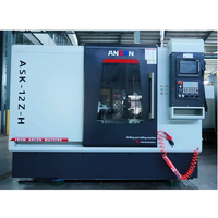 Machine à tourelle CNC à douze broches avec fonctions de perçage et de fraisage pour l'usinage de précision