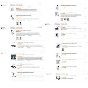 เครื่องทำลายเอกสารอัตโนมัติ 50 ลิตร รองรับกระดาษ 400 แผ่น แบบตัดละเอียด <span class=keywords><strong>P</strong></span>-5 สำหรับงานหนัก เคลื่อนย้ายได้ เหมาะสำหรับสำนักงานและการใช้งานเชิงพาณิชย์ - Product Image 6