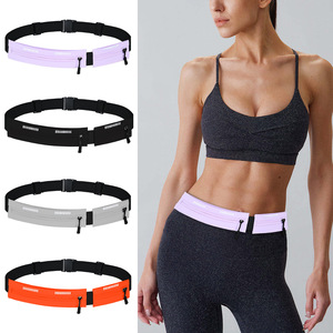 Sac banane de sport ultra-fin et ajusté, imperméable et doux pour la peau, avec double poche pour téléphone, idéal pour la course et le cyclisme (vente en gros) - Product Image 1