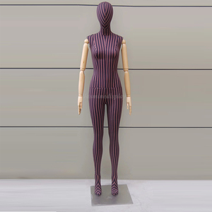 Nuevo vestido de novia ORIGINAL hembra marrón de tela de terciopelo de cuerpo completo maniquíes de todo el cuerpo de la ventana de visualización de pie maniquí - Product Image 6