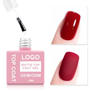 CCO Wholesale Hot Sale Soak Off Matte Nail Gel Polish Non-wipe Gel Top Coat