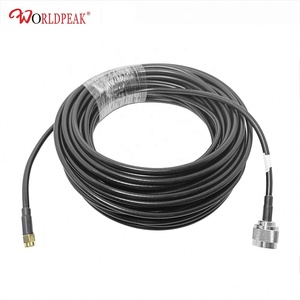 Type de connecteur <span class=keywords><strong>N</strong></span> mâle vers SMA mâle avec WDFR400 RG58 RP Type <span class=keywords><strong>N</strong></span> RP-SMA BNC TNC pour prise coaxiale à sertir RF - Product Image 1