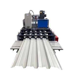 유압 금속 아치 아연 도금 골판지 스틸 프로파일 지붕 패널 시트 커브 벤딩 롤 성형 기계 - Product Image 3