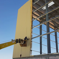 Estructura de Acero de Alta Resistencia para Naves Industriales Modernas, Estructura de Acero en Sección H para Almacenes, 200m2, con Certificación ISO/CE