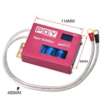 Régulateur de tension universel pour moteur, amplificateur de puissance turbo, stabilisateur de tension ECU, contrôleur de tension avec affichage LED QTS02