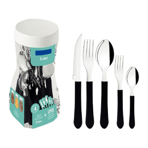 Juego de Cubiertos de Acero Inoxidable, 20 Piezas, Juego de Cuchillos de Cocina, Juego de Cubiertos de Acero Inoxidable - Product Image 1