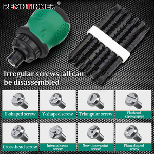Juego de Destornilladores Mini 13 en 1, Juego de Destornilladores Extensibles de Doble Punta con Múltiples Puntas - Product Image 2