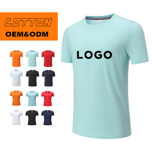 Hot Selling 100% Cotton Casual Summer Clothes With Custom logo Printed High Quality Plain Unisex t Shirt - Product Image 3