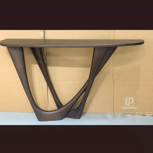 Italian Minimalist Corner <b>Table</b> <b>for</b> Living Room Solid Wood <b>Console</b> <b>for</b> Hall Corridor Quality Wooden Entryway Dresser Solid Wood - Product Image 1