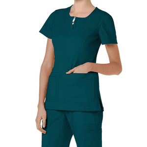 ชุดสครับยืด4ทิศทางผ้าทอเครื่องแบบโรงพยาบาล - Product Image 2