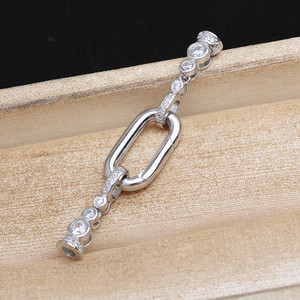 Accessoires DIY en argent S925, boucle de collier à double tête, boucle à épingle pour la fabrication de bijoux, pour créations personnalisées - Product Image 3