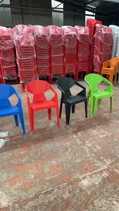 <span class=keywords><strong>Chaise</strong></span> en plastique d'extérieur au design simple et coloré, prix bas, sortie d'usine, pour salle à manger et chambre à coucher - Product Image 6
