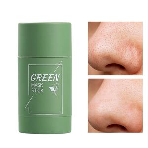 Mascarilla Facial de Arcilla para el Cuidado de la Piel, 40g, Limpia Poros, Controla la Grasa, Mascarilla en Barra de Té Verde y Berenjena, Venta al Por Mayor - Product Image 6