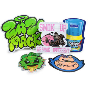 Kunden spezifische gestanzte unregelmäßige Druck verschluss speziell geformte kinder sichere Aluminium folie 3,5g <span class=keywords><strong>Mylar</strong></span> Food Packaging Bags - Product Image 2