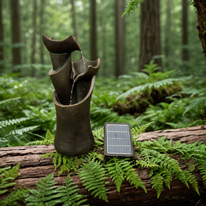 Fontaine d'eau extérieure classique de fontaine d'eau de panneau solaire de <span class=keywords><strong>trois</strong></span> couches dans l'énergie verte pour la décoration de jardin - Product Image 3