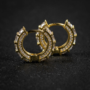 Orecchini a polsino vintage geometrici rotondi da donna, semplici ed eleganti, per uso quotidiano, accessori per outfit casual e regalo - Product Image 5