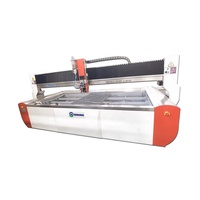 Contrôleur CNC 5 axes Machine de découpe au jet d'eau verre cristal pierre métal nouvelle pompe haute pression fournie coupeur à Jet d'eau HIWIN