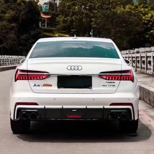 ขอบกันชนคาร์บอนไฟเบอร์สไตล์ A6 <span class=keywords><strong>S6</strong></span> K สำหรับ <span class=keywords><strong>Audi</strong></span> A6 <span class=keywords><strong>S6</strong></span> C8 <span class=keywords><strong>2020</strong></span> + อัพเกรดกันชนหลังแผ่นกระจายแสง - Product Image 5