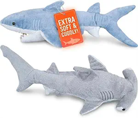 Peluche personnalisée mignonne en forme de requin martille, rembourrée en coton PP, certifiée sûre, à partir de 2 ans, marque LINK, unisexe