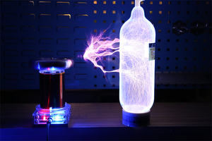 AC110-240V SSTCミュージックテスラコイルDIY仕上げ高周波発生器250Wアーク長20cm点火雷モデル - Product Image 5