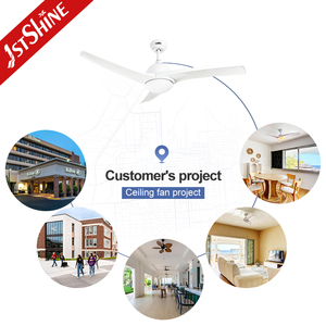 1stshine ventilatore da soffitto hava sogutma geni ABS tavan vantilatoru iras kli uzaktan kumandali plastik bicakli tavan pervanesi - Product Image 5