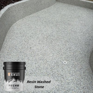 Revêtement liquide Wufushan en résine acrylique pour pierre lavée, peinture pour bateaux, allées et piscines/sols à gratter - Product Image 1