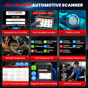 Herramienta de Diagnóstico Bidireccional X431 PRO3S+ Elite SmarLinkC <span class=keywords><strong>2</strong></span>.0 para 2025, Pantalla Táctil de 13.3 Pulgadas, Programación de Autos J2534 <span class=keywords><strong>2</strong></span> - Product Image 4