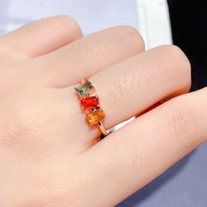 Anello in Argento 925 con Tanzanite e Opale, Gioiello Raffinato per Uso Quotidiano - Product Image 5