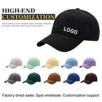 Gorra de Béisbol de Cuero con Logotipo Personalizado de Alta Calidad, Ajustable, de 6 Paneles, de Algodón, Deportiva, para Hombre y Mujer