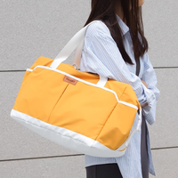 Sac de voyage TINYAT Weekender Tote Bag, modèle grande capacité, pliable, durable, en polyester, fermeture éclair, tendance