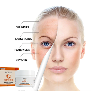 Krim Wajah pemutih Korea, krim wajah Vitamin C, Pelembab, bebas nutrisi, asam Hyaluronic, Krim nutrisi, krim wajah untuk noda hitam - Product Image 3