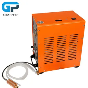 GP Vente en gros 110V/220V Haute pression 300bar 4500psi Compresseur d'air PCP sans huile pour plongée sous-marine