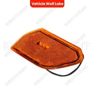Réflecteurs latéraux pour véhicules Wolf Lake, pour Jeep Wrangler 2018 2019, forme de ménisque, lumières latérales orange - Product Image 3