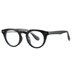 28051 Gafas de Moda de Alta Calidad, Clásicas, Retro, con Marco Redondo TR90 para Mujer y Hombre, Multicolor, Anti Luz Azul, Monturas Ópticas 2025 - Product Image 2