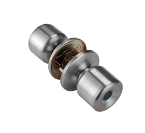 Stable <strong>Knob</strong> Lock Biometric Fingerprint Keyless Entry Tuya WiFi Enabled Easy Installation Aluminium Alloy Handle Lock Aluminum - Product Image 2