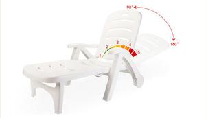 Ghế tắm nắng ngoài trời Ghế nhựa bãi biển cho hồ bơi và phụ kiện bãi biển - Product Image 4