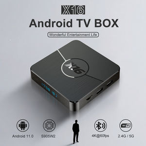 Nouvelle <span class=keywords><strong>Box</strong></span> TV Android Intelligente X16 Super <span class=keywords><strong>Box</strong></span> avec Lecteur Multimédia de Streaming Puissant, Amlogic S905W2, Wi-Fi 6, 8K, 4+32 Go, Accès Gratuit à Vie – Vsee <span class=keywords><strong>Box</strong></span> - Product Image 3
