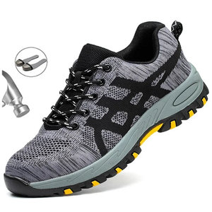 Stivali di Sicurezza da Lavoro con Punta in Acciaio A01-Grigio Fodera in Rete Origine Cina Prodotti nello dello Anhui - Product Image 1